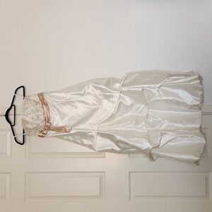 Jessica McClintock For Gunne Sax Ivory Wedding Dress. Sz 9